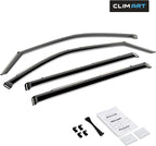 in-Channel Incredibly Durable Rain Guards Compatible with Toyota Tundra 2022-2026 CrewMax, Original Window Deflectors, Vent Window Visors, Vent Deflector, 4 pcs. - 619471