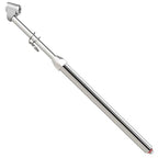Silver Double Straight Type Tire Pressure Gauge，Dual Head Air Pressure Gauge，Pressure Range 10-160 Psi(Suitable for Trucks, etc.