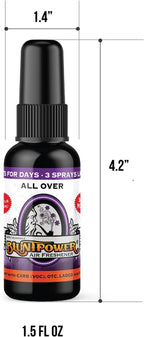 (All Over, 1 Pack) Concentrated Air Freshener Spray - Oil-Based Room Diffuser Spray - Long-Lasting Bathroom Scent, Car Freshener & Odor Eliminator
