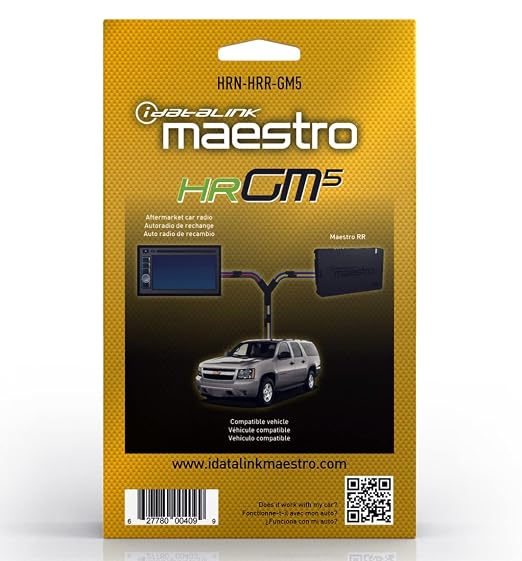 Idatalink Compatible with GM Vehicles (2006+) HRN-HRR-GM5 Plug and Play Harness - Headunit Adapter Ready