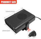 Car Heater, Powerful 2 in1 Portable Car Heater and Cooler 360° Rapid Windshield Defroster & Defogger for Vehicle, 12V Car Heaters Plug-and-Play via Vehicle Power Outlet