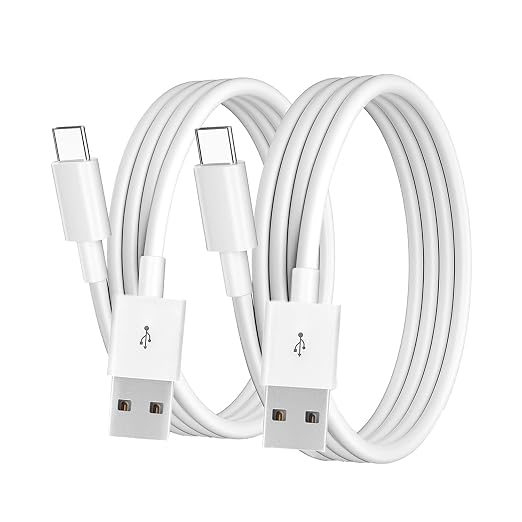 2-Pack [6ft+6ft] Car Carplay Cable for iPhone 17/Air/16/16 e/15 Pro Max Plus,USB A to Type C Cable Cord for Carplay, iPad Charging Wire Type-C Car Charger Cord