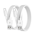 2-Pack [6ft+6ft] Car Carplay Cable for iPhone 17/Air/16/16 e/15 Pro Max Plus,USB A to Type C Cable Cord for Carplay, iPad Charging Wire Type-C Car Charger Cord