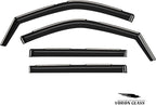 Voron Glass in-Channel Extra Durable Rain Guards for Toyota Sequoia 2023-2026, Window Deflectors, Vent Window Visors, 4 Pieces - 200837