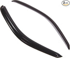 Outside Mount Window Vent Visors Rain Guards Compatible with Toyota Tacoma REG Cab 1995-2004 | Side Window Wind Deflectors Rain Shields | Smoke Tinted, 2 Pcs Set, DGWV-448