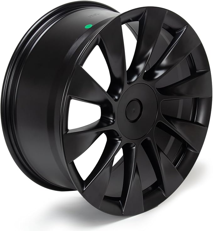 Replacement New 21'' x 9.5" 21 Inch Front Aluminum Alloy Wheel Rim Compatible with Model Y 2020 2021 2022 2023, OE Design Replacement, Alloy Replacement Wheel, Black