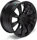 Replacement New 21'' x 9.5" 21 Inch Front Aluminum Alloy Wheel Rim Compatible with Model Y 2020 2021 2022 2023, OE Design Replacement, Alloy Replacement Wheel, Black