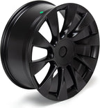 Replacement New 21'' x 9.5" 21 Inch Front Aluminum Alloy Wheel Rim Compatible with Model Y 2020 2021 2022 2023, OE Design Replacement, Alloy Replacement Wheel, Black