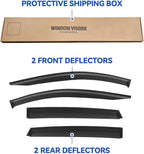 Window Visors Rain Guards for 2020-2026 Ford Escape, Out-Channel Window Vent Wind Deflectors Visors Shades for 20-26 Escape(Not for Active)