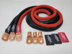 Sky High Car Audio 1/0 CCA Big 3 - Red/Black