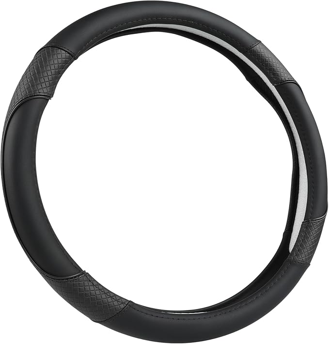 Steering Wheel Cover for Toyota, Auto Car Steering Wheel Cover for Toyota Highlander Rav4 Corolla Camry - Solid Black