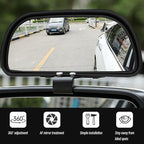 Mandark 2PCS Car Blind Spot Mirror, Rectangle HD Glass Convex Vehicle Rearview Mirror, Wide Angle Adjustible Auto Exterior Blindspot Side View Mirror, Universal for SUV, Sedan, Truck (Black)