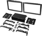 GM2500B Double DIN or Single DIN with Pocket Radio Installation Dash Kit Compatible with Select 2004-2021 GM Vehicles - Car Stereo Install Kit - See Fit Guide in Images to Verify Your Vehicle