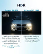 PERNIS 4K Dash Cam Front and Rear, STARVIS Sensor, Free Card Included, 2.4GHz WiFi Dual Dash Camera for Cars, Built-in GPS, Night Vision, G-Sensor, Emergency Lock, 3.16'' IPS, Parking Mode(DS315)