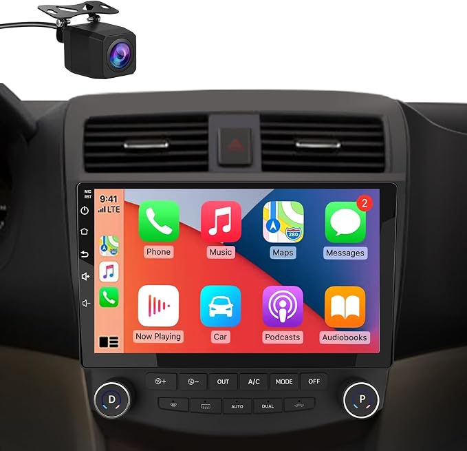 8Core 64GB Car Radio Stereo Android 13 for Honda Accord 7th 2003 2004 2005 2006 2007 with GPS FM CarPlay Android Auto
