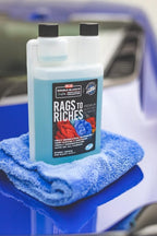 P&S Professional Detail Products - Rags to Riches - Premium Microfiber Detergent, Deep Cleans and Restores, Safe on All Fabrics, Highly Concentrated, Next Generation Cleaning Technology
