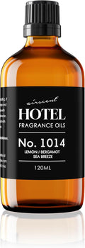 Hotel Diffuser Oil No. 1014 - Iconic 5-Star Hotel Blend - 120 mL | Lemon Bergamot Sea Breeze - Coastal Blend - Fragrance Oil for Ultrasonic and Waterless Diffusers and Crafting