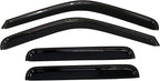in-Channel Vent Deflectors Window Visors rain Guards for 2016-2023 Toyota Tacoma Crew Double Cab, 194768 4pcs