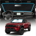 for Toyota Tacoma Sun Shade Windshield Cover - Custom Fit Tacoma Accessories 2016-2025 2026 Sunshade Foldable UV Protection & Heat Shield Sun Visor Accessories