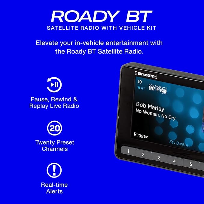 Roady BT in-Vehicle Satellite Radio (SXVRBT1)