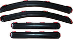 in-Channel Window Visors Rain Guards for Chevrolet Tahoe & GMC Yukon & Cadillac Escalade 2015-2020,Side Wind Deflectors Vent Guard Shade Sun Rain Snow Smoke 194531,Car Accessories 4-Pieces Set