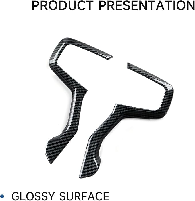 Car ABS Carbon Fiber Trim Sticker Interior Decal for 2019-2025 Chevy Silverado Blazer | for 2021-2024 Tahoe Suburban 1500 2500 3500 HD Accessories