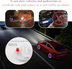 Wevdn 4 PCS Car Tire Wheel Lights, Colorful Solar LED Tire Valve Cap Lamp with Motion Sensor, Waterproof Flash Valve Stem Caps Lights for Cars, Truck, Bicycles, Motorcycles (4 PCS)