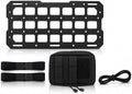 Visor MOLLE Organizer Panel for Car Sun Visor – Rigid ABS Storage Panel with Adjustable Straps – Vehicle Gear Organizer for Truck SUV (1 Pack)