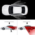 x Blind Spot Mirror, 2'' Silver Round HD Glass Convex Adjustable Wide Angle Rear View Mirror,Universal For Car SUVs Truck Motorcycle (2pcs)