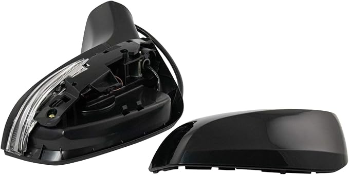 Driver & Passenger Side Power Heated Mirror Set Paint to Match with Puddle Light Compatible with 2019-2021 Toyota RAV4 TO1320385 TO1320389