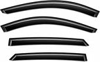 2022-2026 Tape-On Rain Guards for Honda Civic Sedan Side Window Visor Deflectors Lx Ex Si Hpt Sport Touring Durable Vent Shades 2023 2024 2025