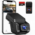 Dash Cam Front and Inside, 2.5K+1080P Dual Hidden Camera for Cars, Car Camera Front and Interior with Night Vision, 4 IR LEDs, G-Sensor, 24H Parking Mode, Loop Recording, 32GB Card Included
