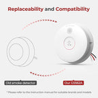Siterlink Quick Connect Smoke Detector Adapter Plug, Compatible with GS562A Hardwired Smoke Alarm to Connect Existing Wiring Harness GA6217K 12-Pack