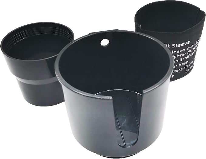 Car Cup Holder Expander for 32 oz and 40 oz Bottle with Cup Sleeve,Automotive Large Water Bottle Cup Holders Insert,All Purpose Big Drink Cupholder Coffee Mug Adapter