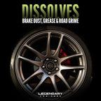 Legendary Wheel Cleaner Spray 16oz - Deep Cleaning Formula for All Wheel & Rim Finishes - Removes Brake Dust, Dirt & Grime