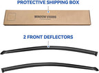 Window Visors Rain Guards for 2006-2011 Honda Civic Coupe, Out-Channel Window Vent Wind Deflectors Visors Shades for 06 07 08 09 10 11 Civic 2Door