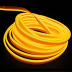 ABALDI El Wire Car Interior Neon Light, Ambient Lighting Kits for Car Decoration(5m/16ft, Yellow)