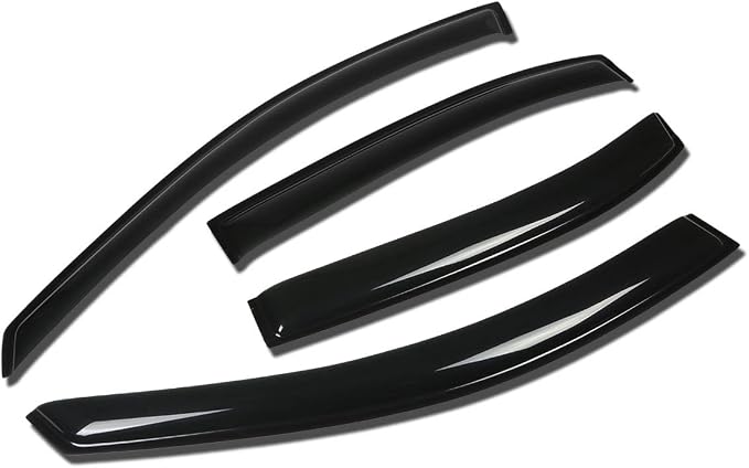 Rain Guards Tape on Compatible with 2006-2010 Sonata NF 4DR Window Vent Visor Deflector