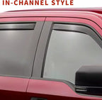 in Channel Rain Guards Fit for 2015-2020 Chevy Tahoe/GMC Yukon/Cadillac Escalade, Durable Window Wind Deflectors, Vent Window Visors Shades Shield, 4PCS