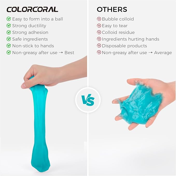 2Pack Car Cleaning Gel Universal Dust Cleaner for Car Vent Keyboard Cleaning Detailing Slime Putty Cleaning Kit Car Accessories, Gifts for Adults Men Women Kids Teens