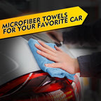 Blue Microfiber Cleaning Cloth 150 Pack, 12.5 x 12.5 inch Microfiber Towels for Cars, Ultra Absorbent Car Washing Cloth Cleaning Rags for Car Kitchen Window