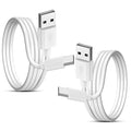 Car Carplay Cable for iPhone 17/Air/16/16 e/15 Pro Max Plus, 2-Pack [3ft+3ft] USB A to Type C Cable Cord for Carplay, iPad Charging Wire Type-C Car Charger Cord