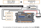 Car Audio DSP 2.8X Digital Crossover and Equalizer 8 Channel Full Digital Signal Audio Processor DSP with Sequencer Remote Relay