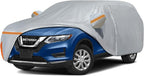 Car Cover for 2008-2026 Nissan Rogue, Waterproof Custom-fit All Weather Sun Rain UV Dust Snow Protection Outdoor Rogue Full Car Cover with Door Zipper and Cotton Lining-Grey