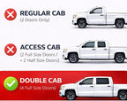 KPY Rain Guards Fit for 2004-2006 Toyota Tundra Double Cab, Out-Channel Window Visors Vent Wind Deflectors 4PC, Truck Accessories for 04-06 Tundra Crew Cab (Full-Size Cabs)