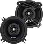 ORION Cobalt Series CB42 4” 2-Way Coaxial Car Speakers, 160W, 4 Ohms, Full Range, Enhanced Bass, Polypropylene Cone & Butyl Rubber Surround, Easy Install (Pair)