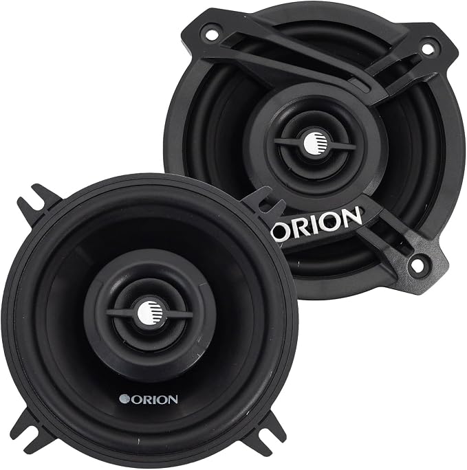 ORION Cobalt Series CB42 4” 2-Way Coaxial Car Speakers, 160W, 4 Ohms, Full Range, Enhanced Bass, Polypropylene Cone & Butyl Rubber Surround, Easy Install (Pair)