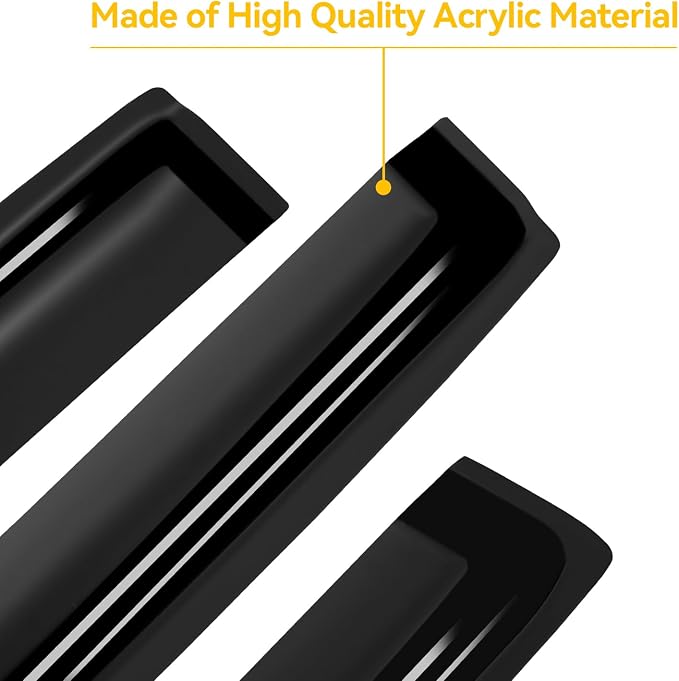 Window Rain Guards Visors for 2007-2014 Ford Edge, Out-Channel Window Vent Wind Shades Deflectors Shield for 07-15 Lincoln MKX