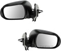 2 Piece Driver and Passenger Side Mirror Assembly Set Electric Adjustment Non-Heated No Memory Black Compatible with 2012-2015 Toyota Tacoma TO1320283 TO1321283