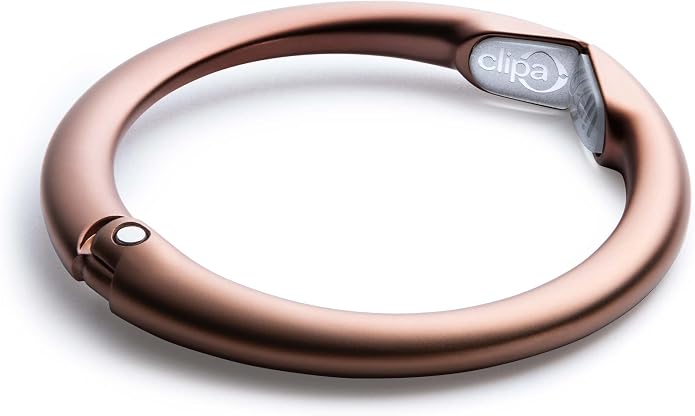 Bag Hanger Collection, The Ring that Opens into a Hook, Auto Closes | Holds 15 kg, Needs only 10mm to Hang a Hand Bag, Easy to Use with One Hand, The Instant Bag Hanger, 3 yr Warranty